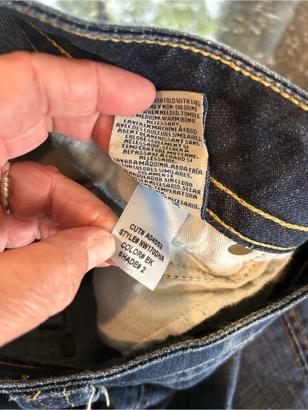 Hudson Low Rise Flare Leg Dark Wash Jeans SZ 27. Y2K. Made in Mexico. Classic - Picture 6 of 13